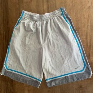 Nike Dri Fit Grey & blue Basketball Shorts XXL
